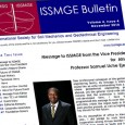 New Technical Committees (TC) of ISSMGE for 2010 – 2013 During the board meeting at 17th ICSMGE, Egypt in 2009 the nomination for various office bearers for all Technical Committees […]